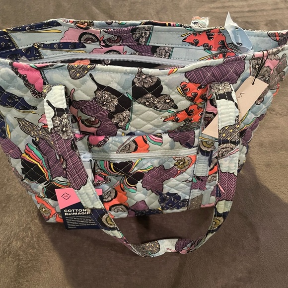 VERA BRADLEY NWT SMALL VERA TOTE BAG - Picture 2 of 4